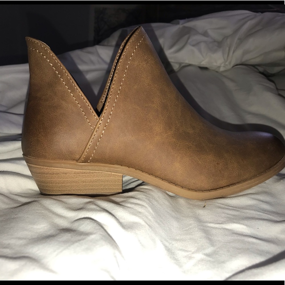 brown booties